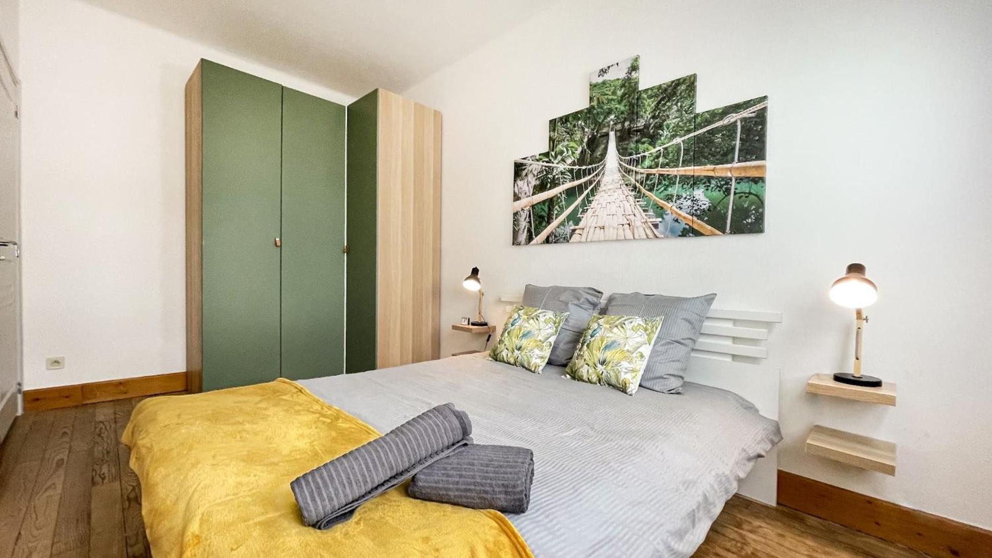 Homey Keola - Parking Prive Gratuit - Aux Portes De Geneve - Au Pied Du Tram - Appartement Avec 1 Chambre Et Un Grand Salon Avec Un Canape-Lit Ambilly Exterior foto